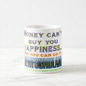 GELD KANN HAPPINESS.png NICHT KAUFEN Kaffeetasse (Mittel)