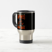 Geld kann kein Glück kaufen, aber neues Motorrad Reisebecher (Vorderseite Links)