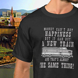 Geld kann kein Glück kaufen Diesel Train Motor T-Shirt