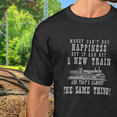 Geld kann kein Glück kaufen New Train Dam Motor T-Shirt