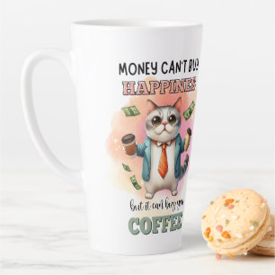 Geld kann keine glückliche Katzenliebhaber-Geschen Milchtasse