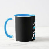 Geld kann Pferde Blue kaufen Tasse (Links)