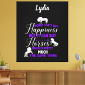 Geld kann Pferde Lila Personalisiert kaufen Leinwanddruck (Insitu (Wohnzimmer))