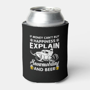 Geld-Kauf-Glück-Snowmobiling Bier Dosenkühler