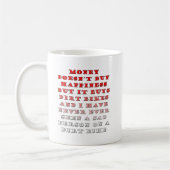 Geld kauft Dirtbikes Funny Mug Kaffeetasse (Links)