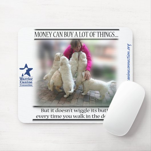 Geld kauft nicht wiggly Hintern mousepad (Mit Mouse)