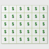 Geld lässt die Welt sich drehen Geschenkpapier (Flach)