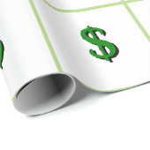 Geld lässt die Welt sich drehen Geschenkpapier (Rolleneckpunkt)