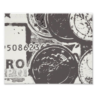 Geld lässt die Welt umgehen Fotodruck