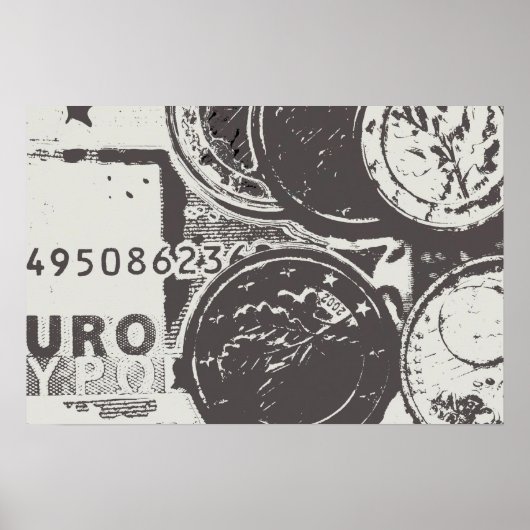 Geld lässt die Welt umgehen Poster (Vorne)