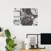 Geld lässt die Welt umgehen Poster (Heimbüro)