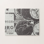 Geld lässt die Welt umgehen Puzzle (Horizontal)