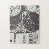 Geld lässt die Welt umgehen Puzzle (Vertikal)