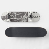 Geld lässt die Welt umgehen Skateboard (Horizontal)