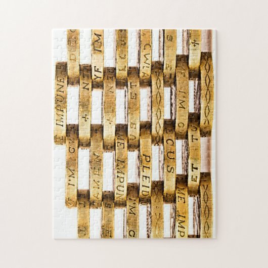 Geld-Laubsäge Puzzle (Vertikal)