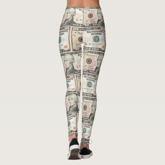 Geld Leggings (Rückseite)