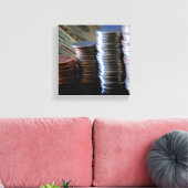 Geld Leinwanddruck (Insitu (Wohnzimmer))