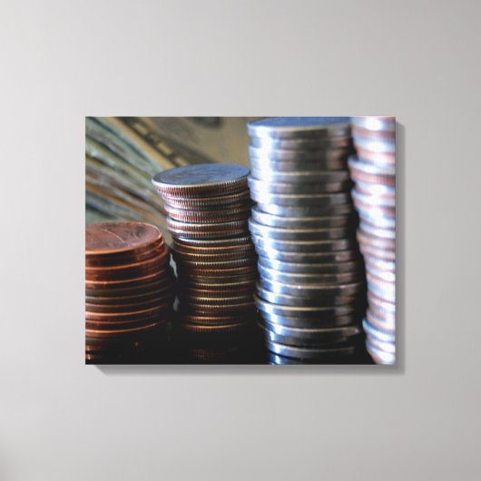 Geld Leinwanddruck (Vorderseite)