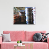 Geld Leinwanddruck (Insitu (Wohnzimmer))