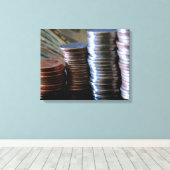 Geld Leinwanddruck (Insitu (Holzboden))