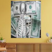 Geld Leinwanddruck (Insitu (Wohnzimmer))