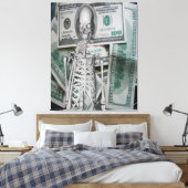 Geld Leinwanddruck (Insitu (Schlafzimmer))