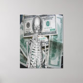 Geld Leinwanddruck (Vorderseite)