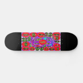 Geld Logo Schwarz Skateboard (Horizontal)