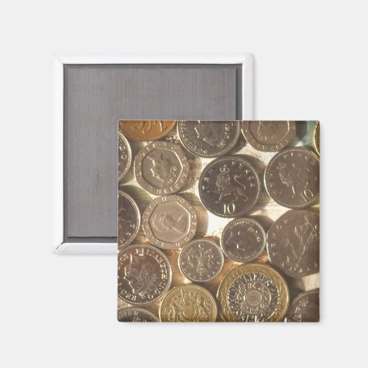 Geld Magnet (Vorderseite/Rückseite)