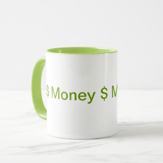 Geld-Magnet-Kaffee-Tasse Tasse (Vorderseite Links)