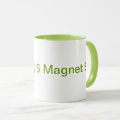 Geld-Magnet-Kaffee-Tasse Tasse (VorderseiteRechts)