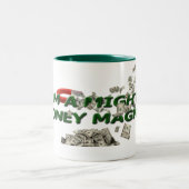 Geld-Magnet-Tasse Zweifarbige Tasse (Mittel)