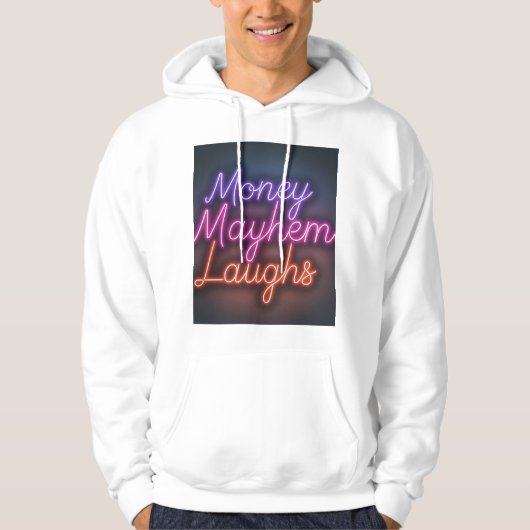 Geld Mayhem lacht. Hoodie (Vorderseite)