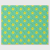 Geld mit Augen Emoji Geschenkpapier (Flach)