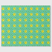 Geld mit Augen Emoji Geschenkpapier (Flach)