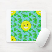 Geld mit Augen Emoji Mousepad (Mit Mouse)