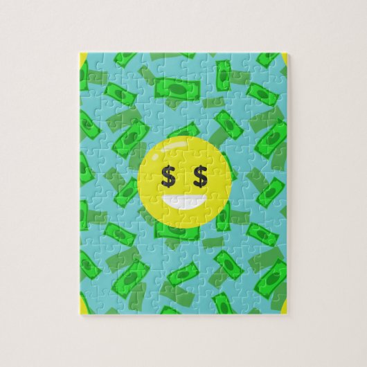 Geld mit Augen Emoji Puzzle (Vertikal)