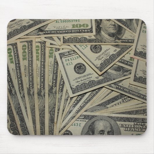 Geld Mousemat Mousepad (Vorne)