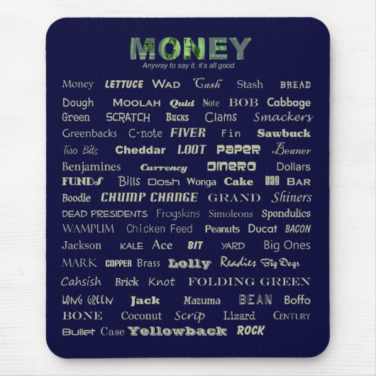 Geld Mousepad (Vorne)