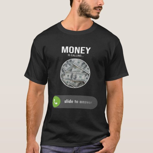 Geld nennt einen Geldzettel T-Shirt (Vorderseite)