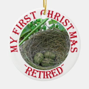 Geld-Nester-Eier Keramikornament