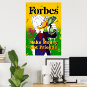 Geld nicht Freunde machen Poster (Heimbüro)
