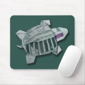 Geld Origami $50 Schildkröte Mousepad (Mit Mouse)