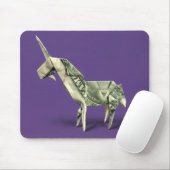 Geld Origami Einhorn Mousepad (Mit Mouse)