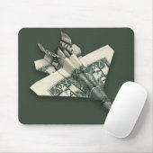 Geld Origami F-18-Jetjäger Flugzeug Mousepad (Mit Mouse)