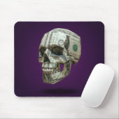 Geld-Origami-Menschenschädel Mousepad (Mit Mouse)