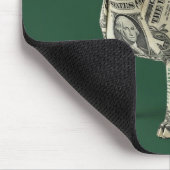 Geld Origami Pitbull Hund Mousepad (Ecke)