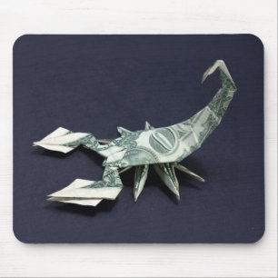 Geld Origami Skorpion Mousepad