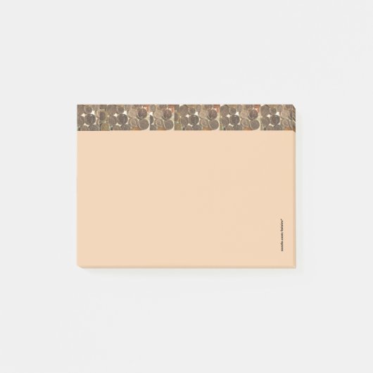 Geld Post-it Klebezettel (Vorderseite)