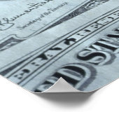 Geld Poster (Ecke)